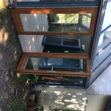 Dubbele Buitendeur In Meranti